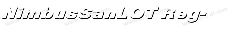 NimbusSanLOT Reg字体转换